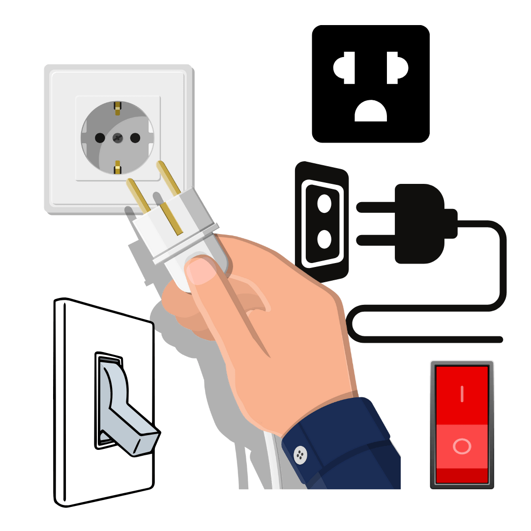 Plugs, sockets & switches